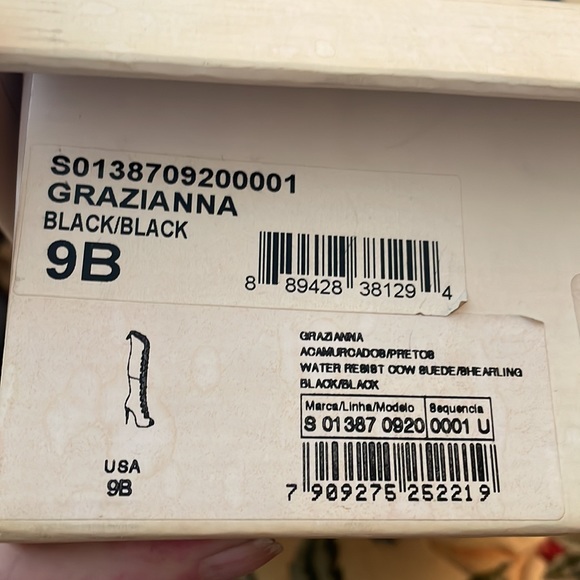 SCHULTZ. size 9B.  High Style to the Knee. Black Boot - Picture 8 of 8